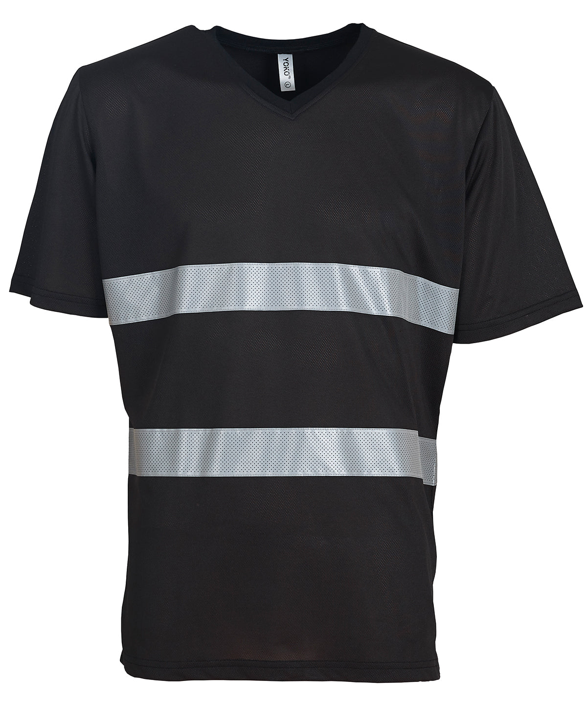 Yoko HVJ910 Hi-vis top cool super light v-neck t-shirt 100% Polyester - COOZO