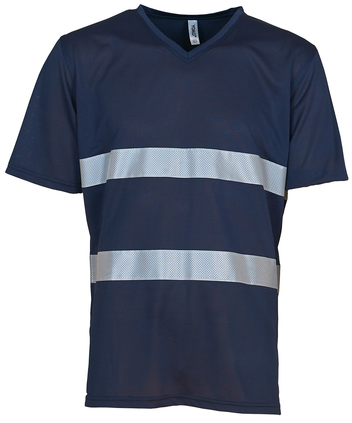 Yoko HVJ910 Hi-vis top cool super light v-neck t-shirt 100% Polyester - COOZO