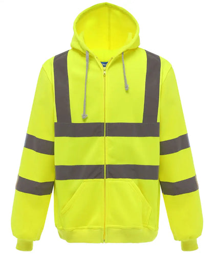 Yoko HVK07 Hi-Vis Zipped Hoodie - COOZO