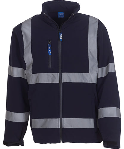 Yoko HVK09 Unisex Hi-Vis Softshell Jacket/Coat - COOZO