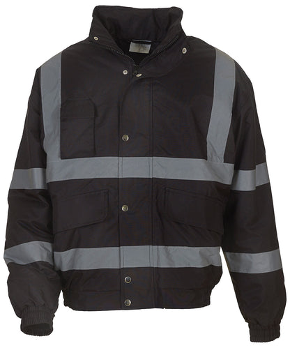 Yoko Hi-Vis Classic Bomber Jacket HVP211 - COOZO