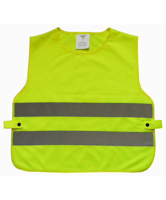 Yoko HVS269CH Hi-Vis Children's 2 Band Tabard - COOZO
