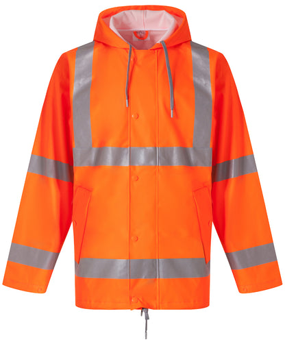 Yoko HVS450 HI-VIS SOFT FLEX U-DRI JACKET - COOZO