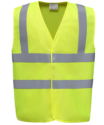 Yoko HVW100ASFR Hi-vis flame-retardant anti-static waistcoat - COOZO