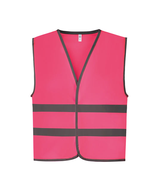 Yoko HVW102CH REFLECTIVE BORDER KIDS WAISTCOAT - COOZO