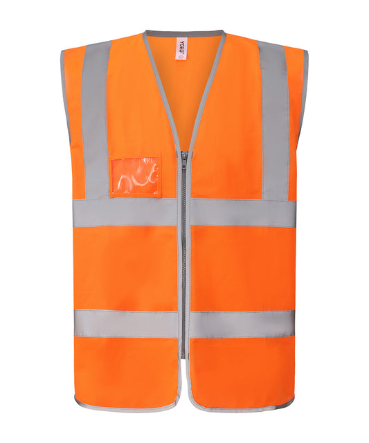 Yoko HVW103 Zip Id Two Band & Braces Waistcoat