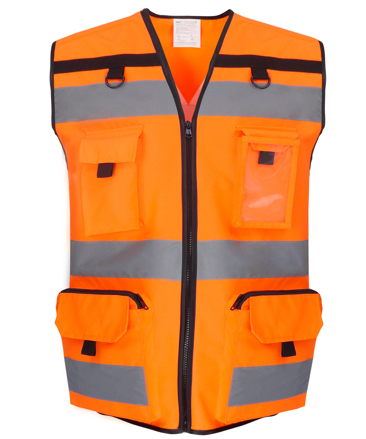 Yoko HVW108 HI-VIS RIP STOP TOOL VEST