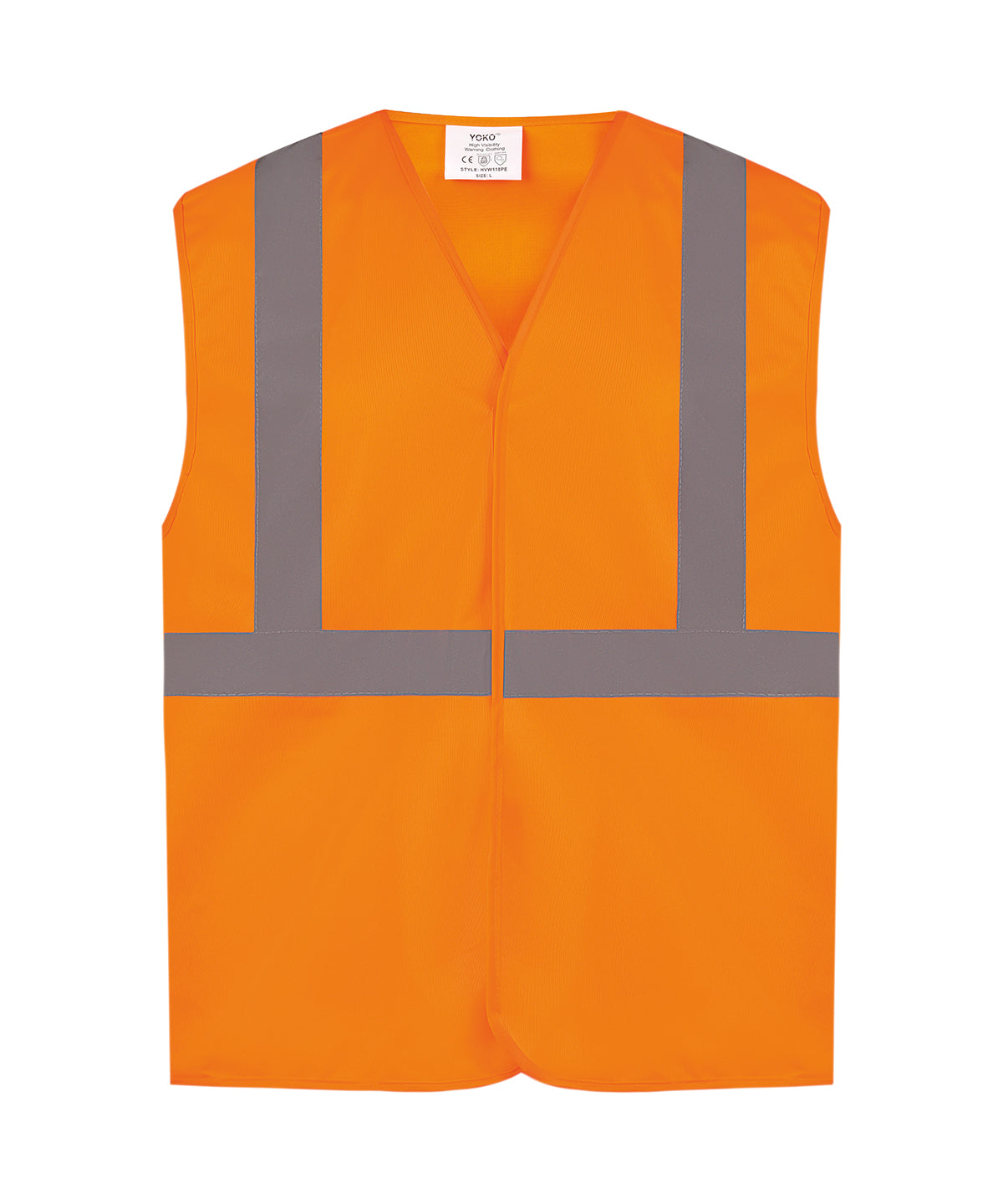 Yoko HVW118PE HI-VIS RAILWAY WAISTCOAT - COOZO