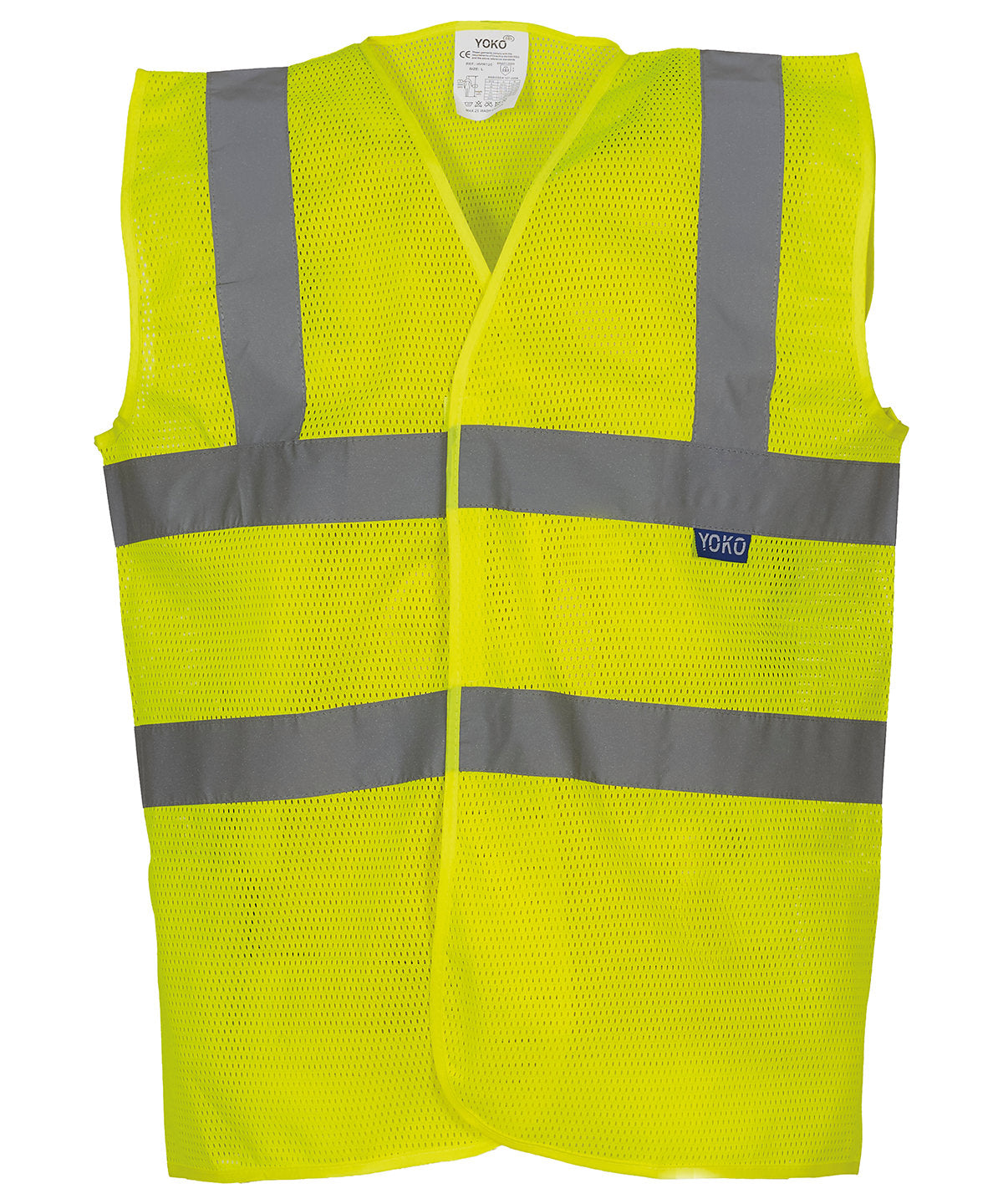 Yoko HVW120 Unisex Top cool open mesh 2-band-and-braces waistcoat vest/jacket - COOZO