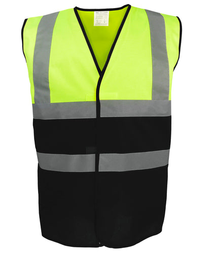 Yoko HVW122 HI-VIS TWO TONE WAISTCOAT