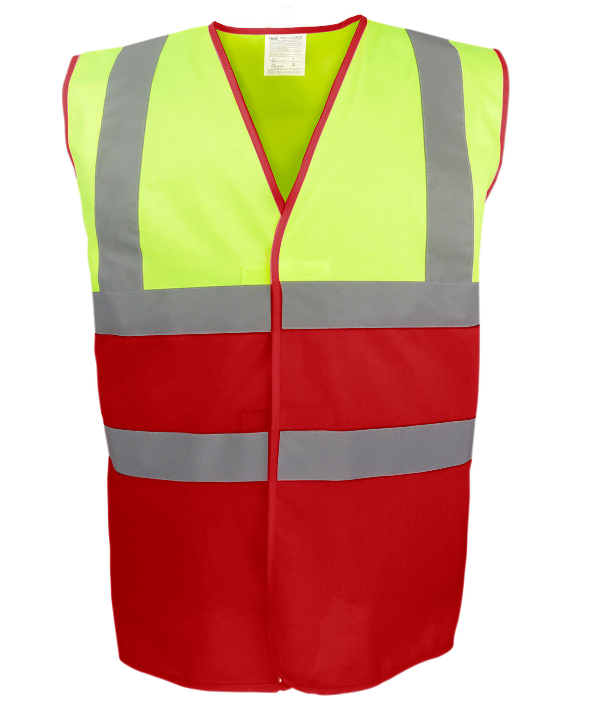 Yoko HVW122 HI-VIS TWO TONE WAISTCOAT
