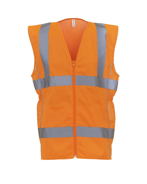 Yoko HVW180 Ladies Hi-Vis Executive Waistcoat - COOZO