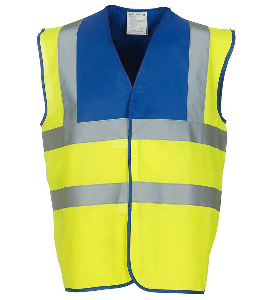 Yoko HVW100 Unisex Two Tone Class 1 Waistcoat/Work Safety Protective Gear Other color - COOZO
