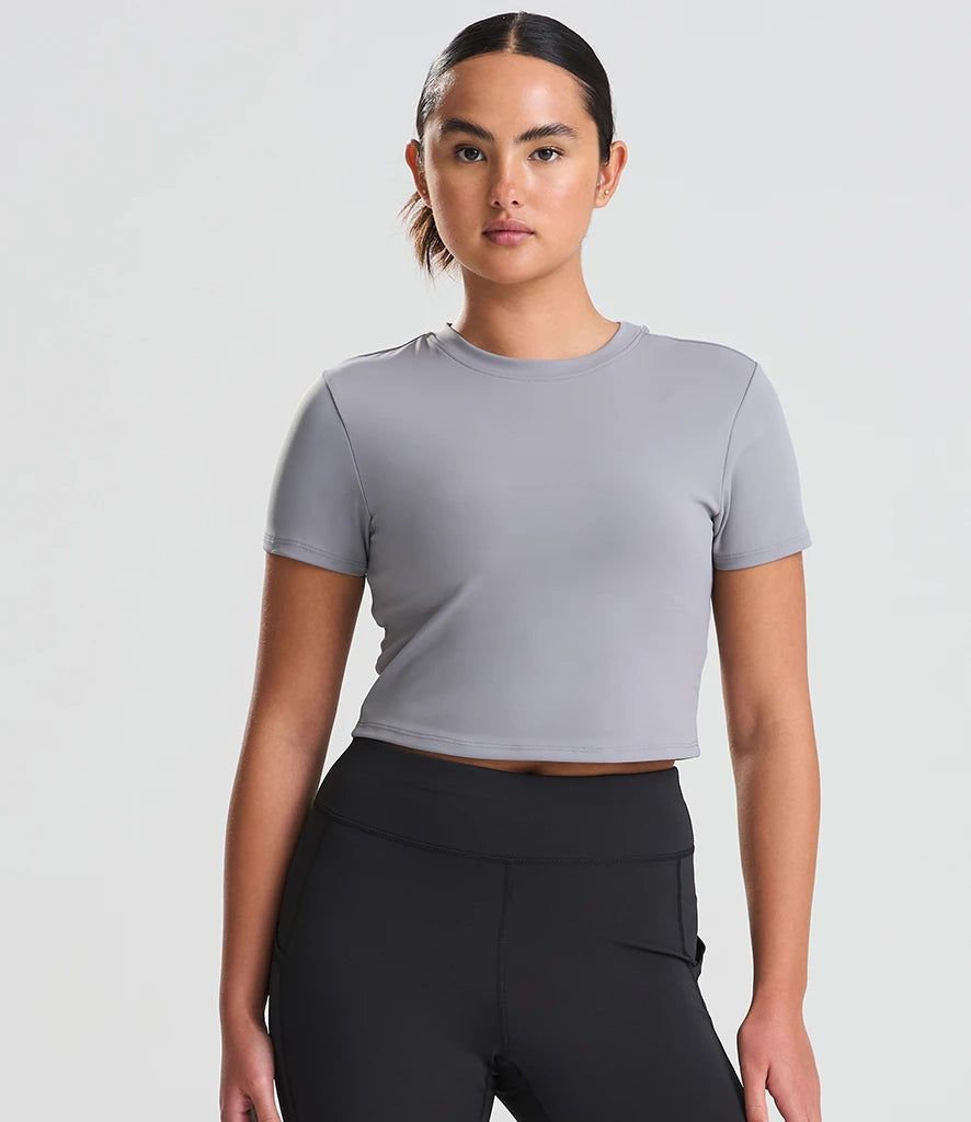 AWDis JC215 Women'S Recycled Cropped T-shirt - COOZO