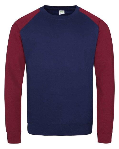 AWDis JH033 Baseball Sweatshirt