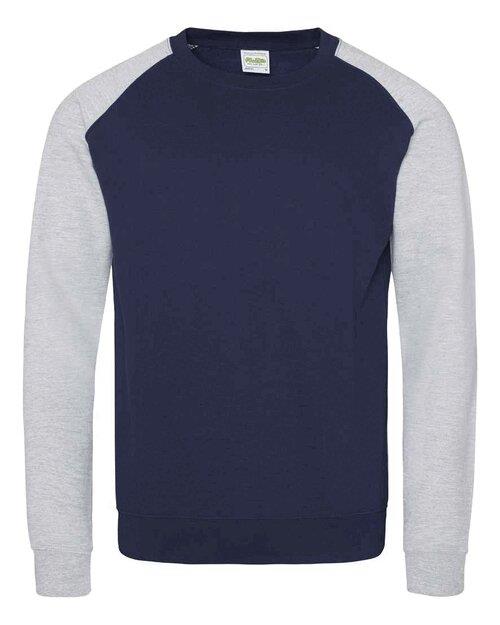 AWDis JH033 Baseball Sweatshirt