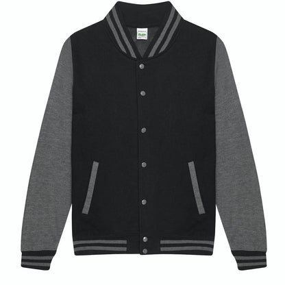 AWDis JH043 Varsity Cotton-poly blend knitted Jacket - COOZO