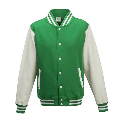 AWDis JH043 Varsity Cotton-poly blend knitted Jacket - COOZO