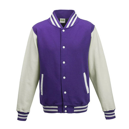 AWDis JH043 Varsity Cotton-poly blend knitted Jacket - COOZO