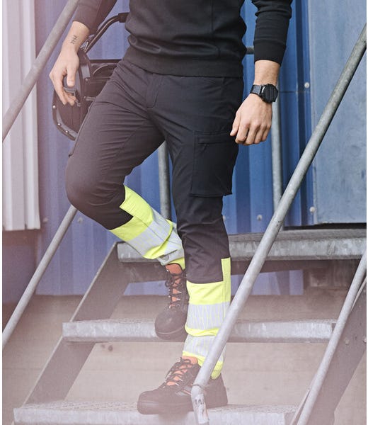 COOZO-Service Trousers Stretch Hi-Vis