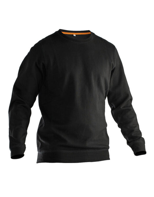 Jobman JM5402 Round-necked sweatshirt in double face fabric Contrast panel at sides - COOZO