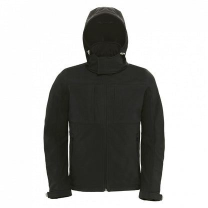 B&C JM950 MENS HOODED SOFTSHELL