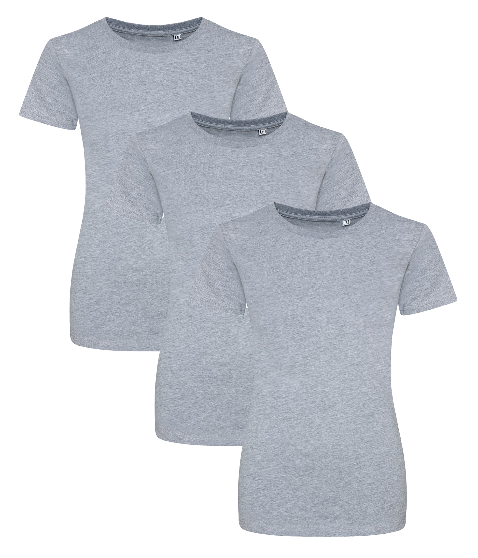 AWDis Just T's JT10F  The 100 Modern girlie fit Short sleeves T-shirts 100% cotton (Pack of 3) - COOZO