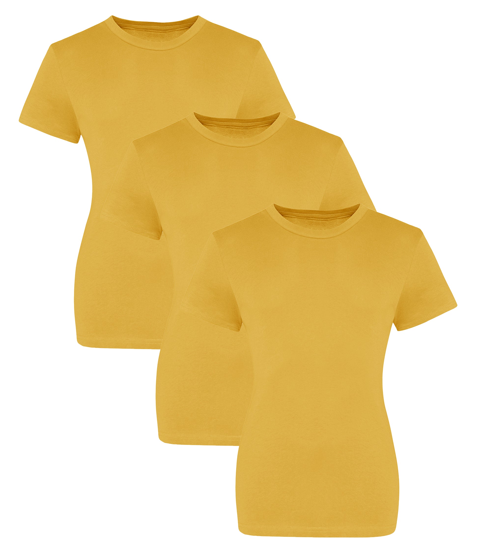 AWDis Just T's JT10F  The 100 Modern girlie fit Short sleeves T-shirts 100% cotton (Pack of 3) - COOZO