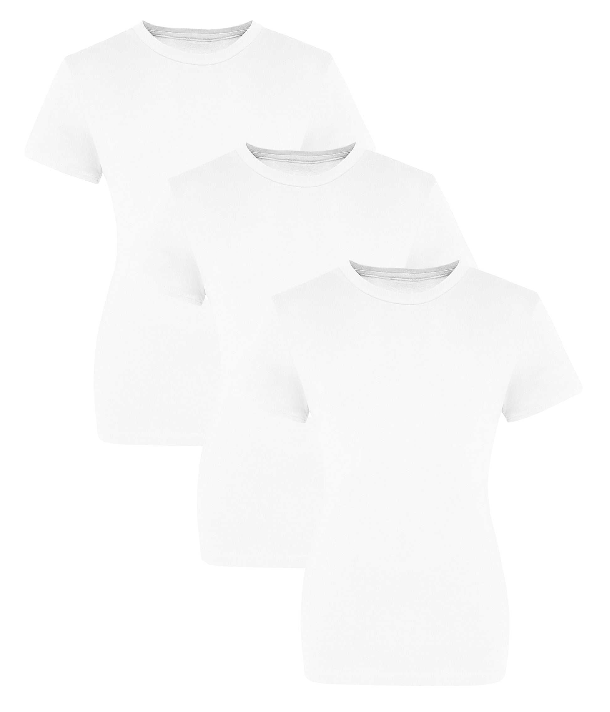 AWDis Just T's JT10F  The 100 Modern girlie fit Short sleeves T-shirts 100% cotton (Pack of 3) - COOZO