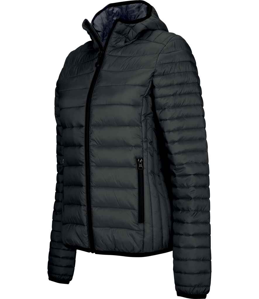 Kariban K6111 Ladies Lightweight Hooded Padded Jacket Polyester padding and lining - COOZO