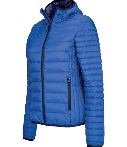 Kariban K6111 Ladies Lightweight Hooded Padded Jacket Polyester padding and lining - COOZO