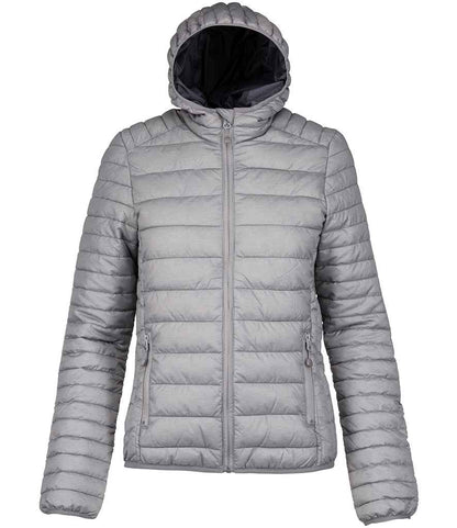 Kariban K6111 Ladies Lightweight Hooded Padded Jacket Polyester padding and lining - COOZO