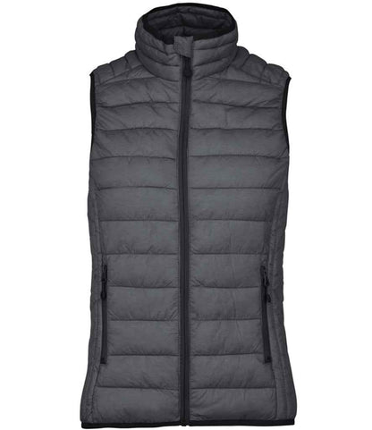 Kariban K6114 Ladies Lightweight Padded Bodywarmer Contrast polyester lining - COOZO