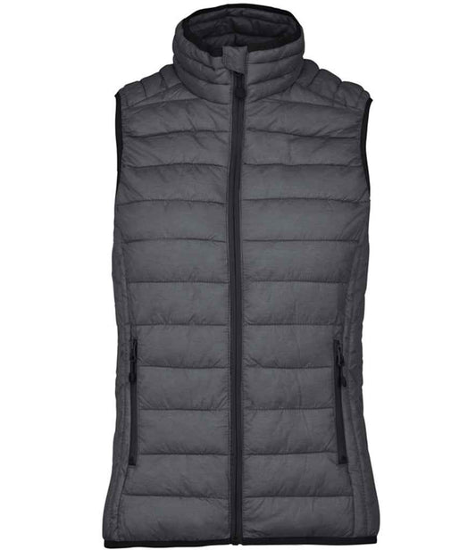 Kariban K6114 Ladies Lightweight Padded Bodywarmer Contrast polyester lining - COOZO