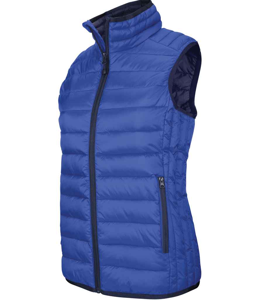 Kariban K6114 Ladies Lightweight Padded Bodywarmer Contrast polyester lining - COOZO