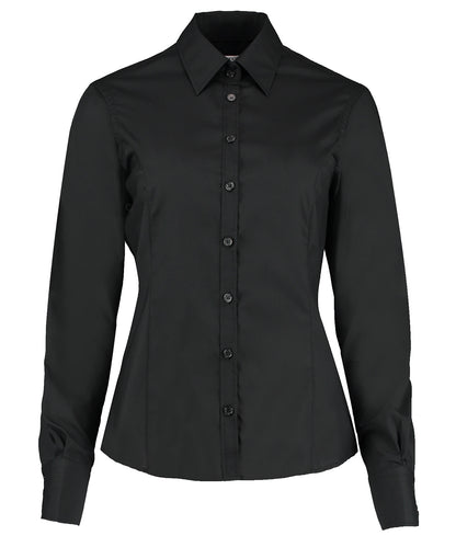 Kustom Kit K743F Business blouse long-sleeved (tailored fit) - COOZO
