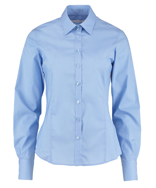 Kustom Kit K743F Business blouse long-sleeved (tailored fit) - COOZO