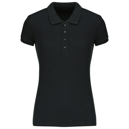 Kariban KB210 Ladies Organic Piqu Polo Shirt Ribbed collar and cuffs 100% organic cotton - COOZO