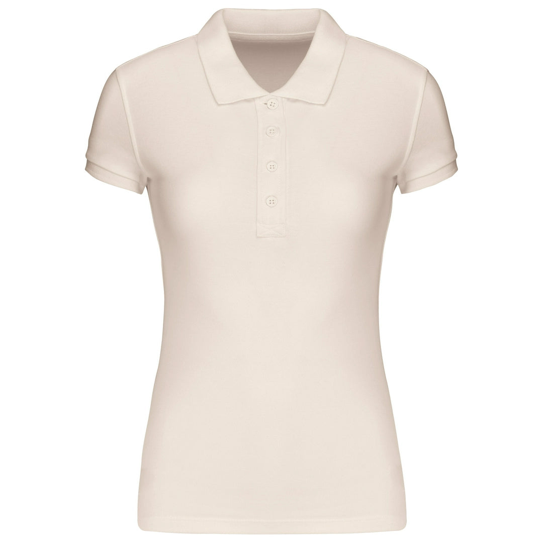 Kariban KB210 Ladies Organic Piqu Polo Shirt Ribbed collar and cuffs 100% organic cotton - COOZO