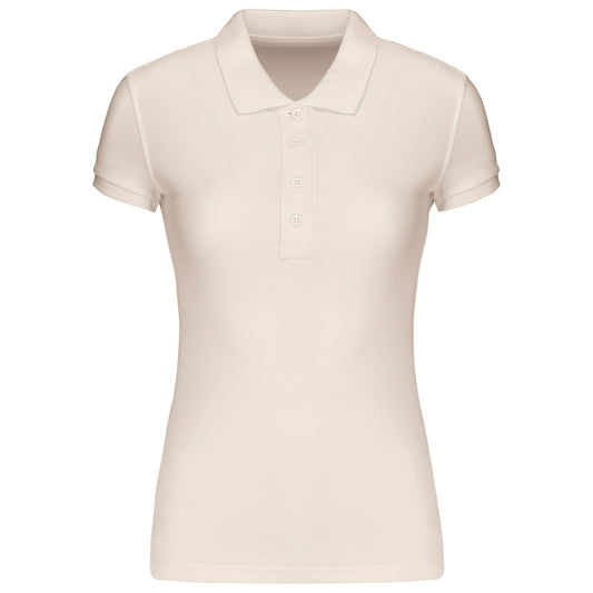Kariban KB210 Ladies Organic Piqu Polo Shirt Ribbed collar and cuffs 100% organic cotton - COOZO