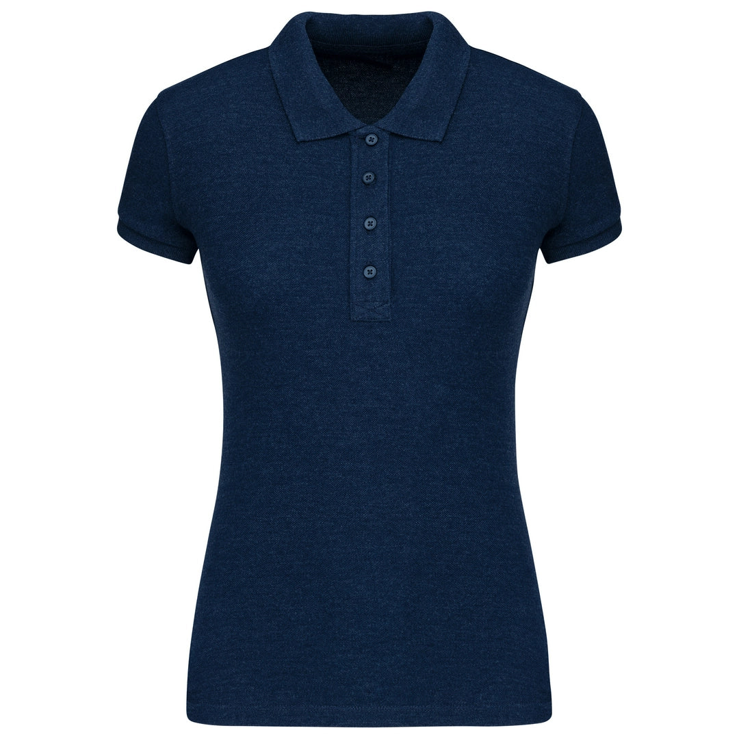 Kariban KB210 Ladies Organic Piqu Polo Shirt Ribbed collar and cuffs 100% organic cotton - COOZO