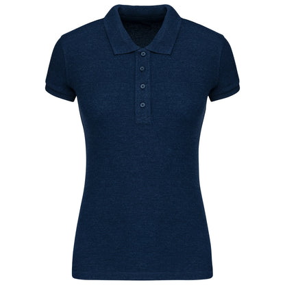 Kariban KB210 Ladies Organic Piqu Polo Shirt Ribbed collar and cuffs 100% organic cotton - COOZO