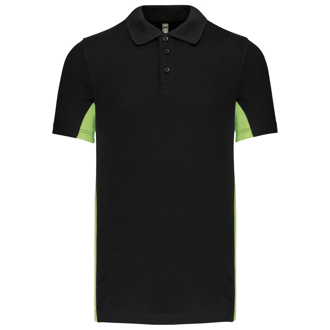 Kariban KB232 Flags short sleeve bi-colour Flag Poly/Cotton Piqu Polopolo shirt - COOZO
