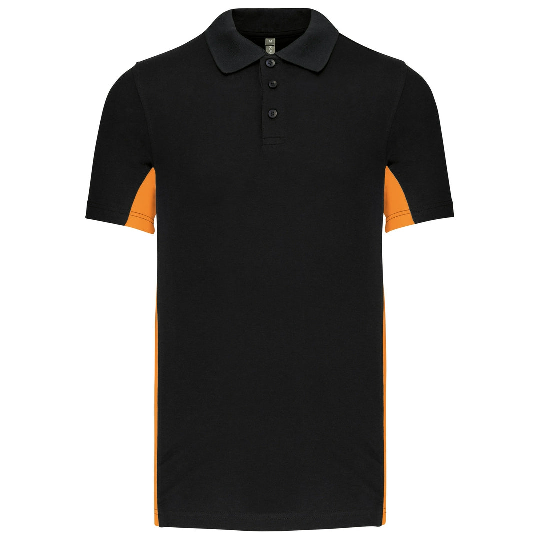 Kariban KB232 Flags short sleeve bi-colour Flag Poly/Cotton Piqu Polopolo shirt - COOZO