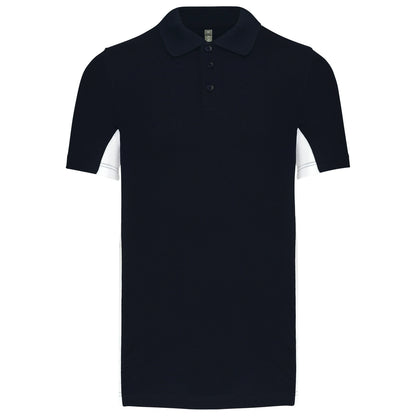 Kariban KB232 Flags short sleeve bi-colour Flag Poly/Cotton Piqu Polopolo shirt - COOZO