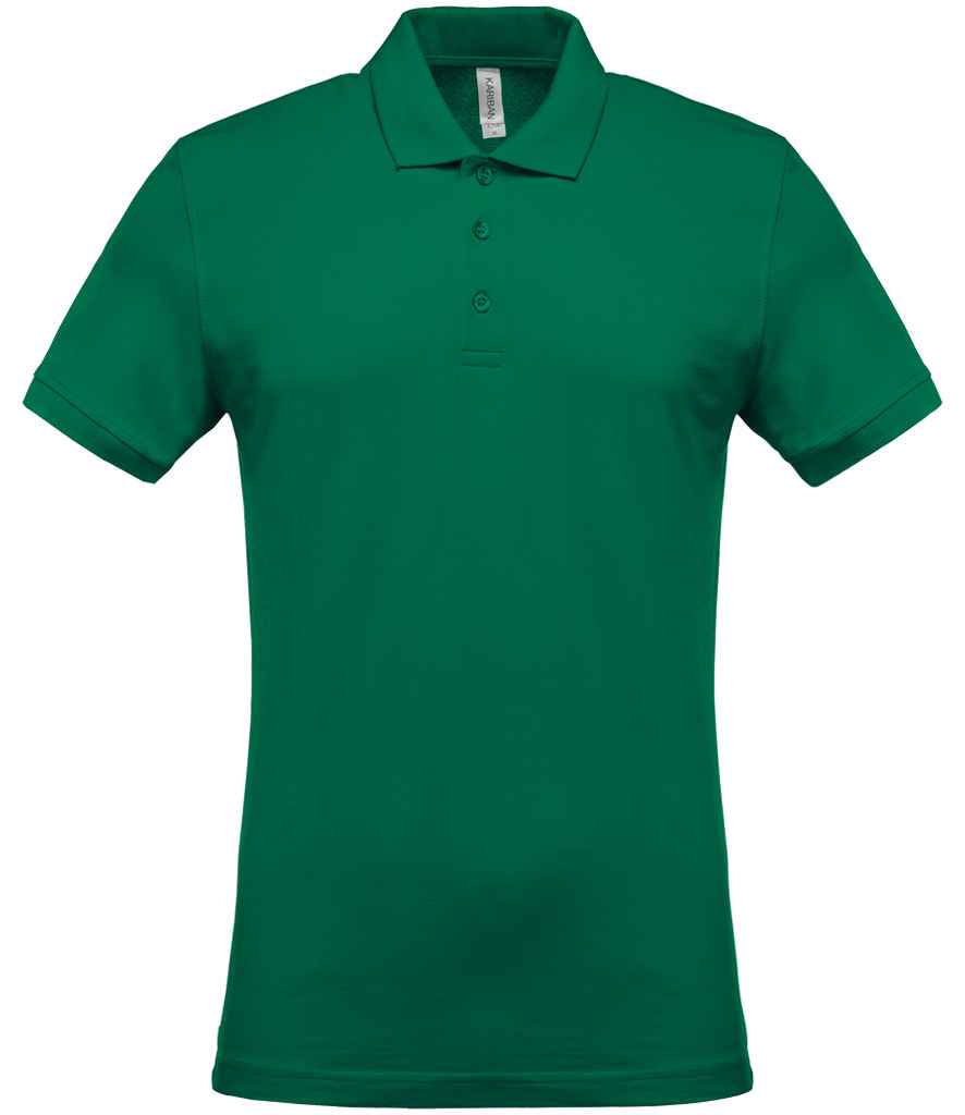 Kariban KB254 Straight fit Short Sleeve Piqu Polo Shirt 100% ringspun combed cotton Light color - COOZO