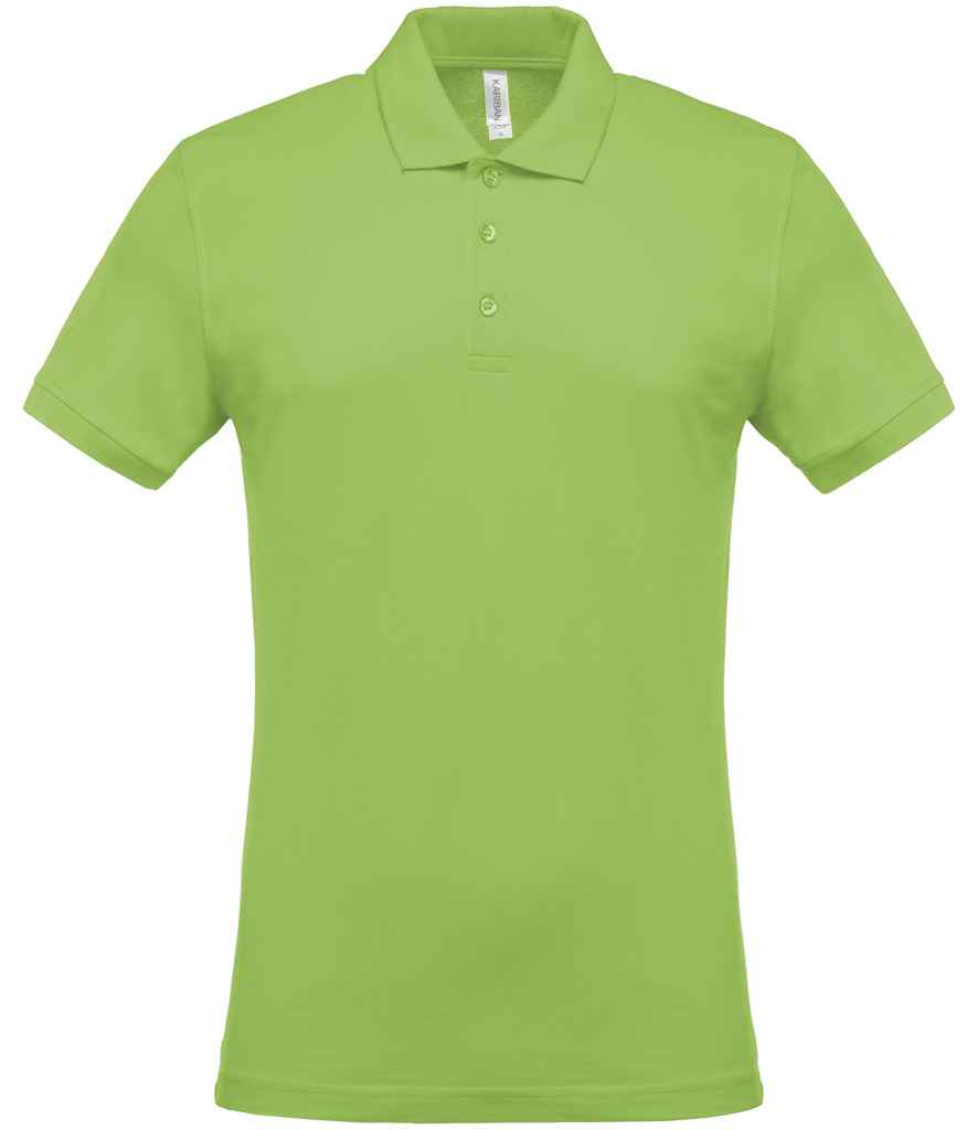 Kariban KB254 Straight fit Short Sleeve Piqu Polo Shirt 100% ringspun combed cotton Light color - COOZO