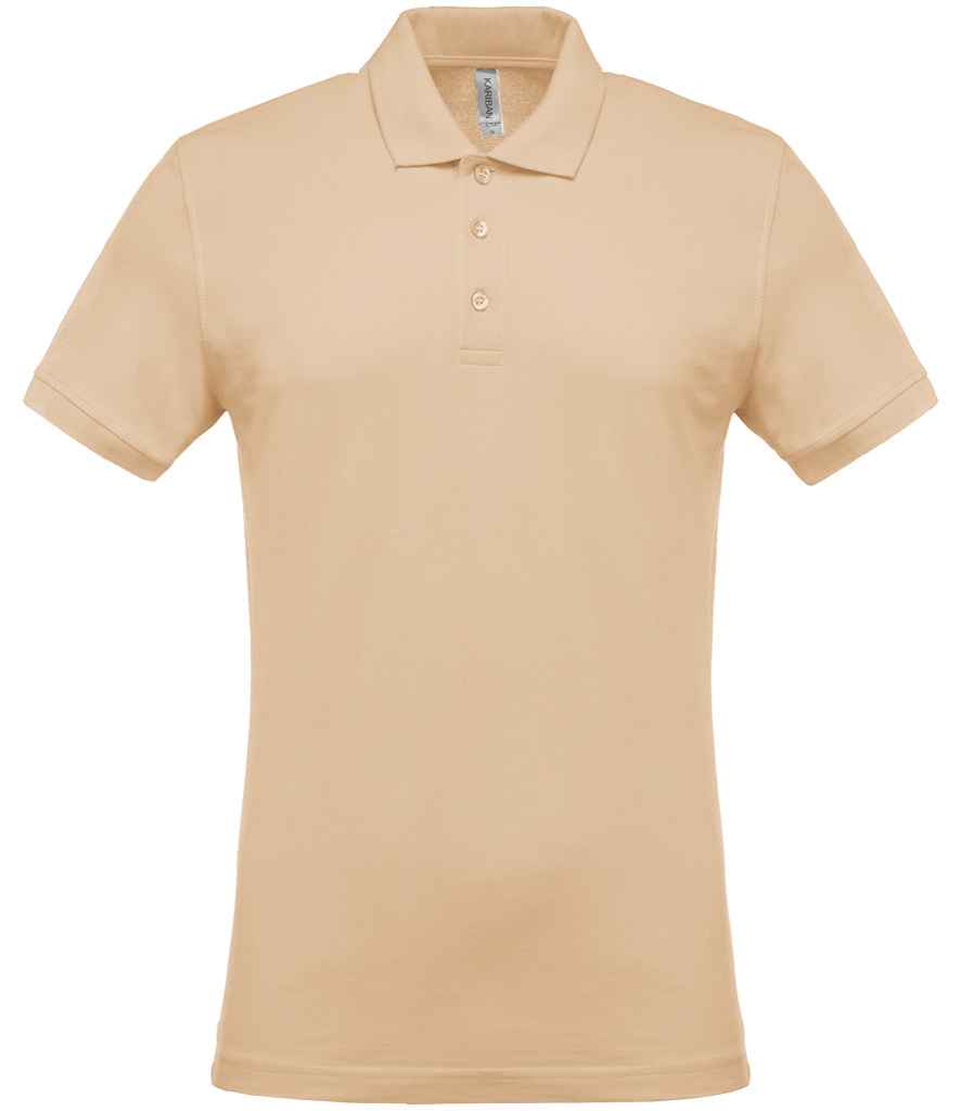 Kariban KB254 Straight fit Short Sleeve Piqu Polo Shirt 100% ringspun combed cotton Light color - COOZO