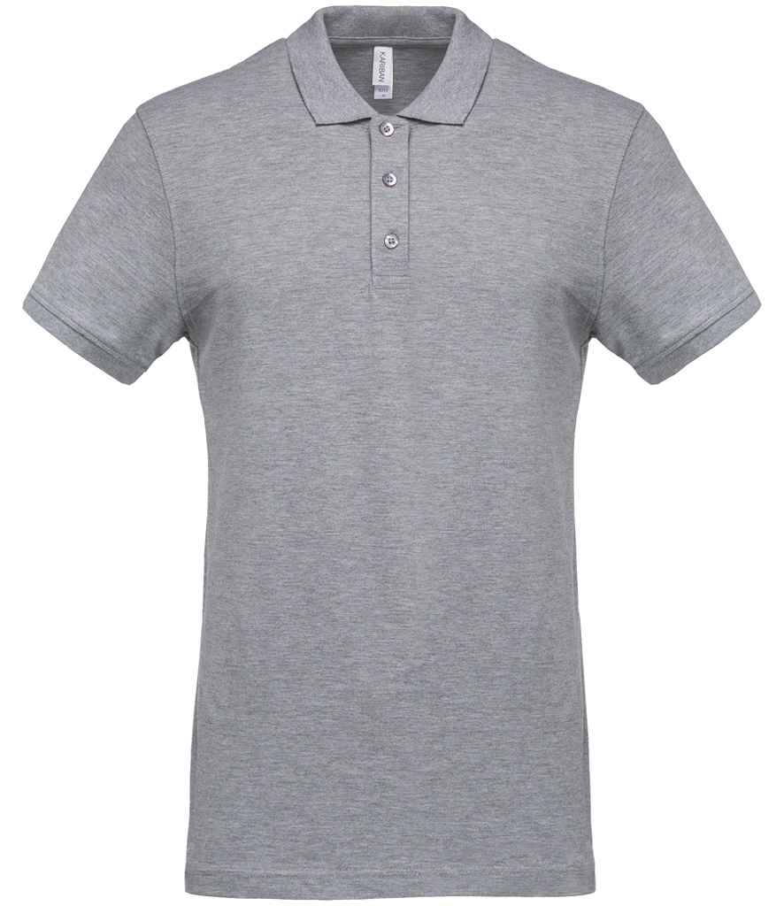Kariban KB254 Straight fit Short Sleeve Piqu Polo Shirt 100% ringspun combed cotton Light color - COOZO
