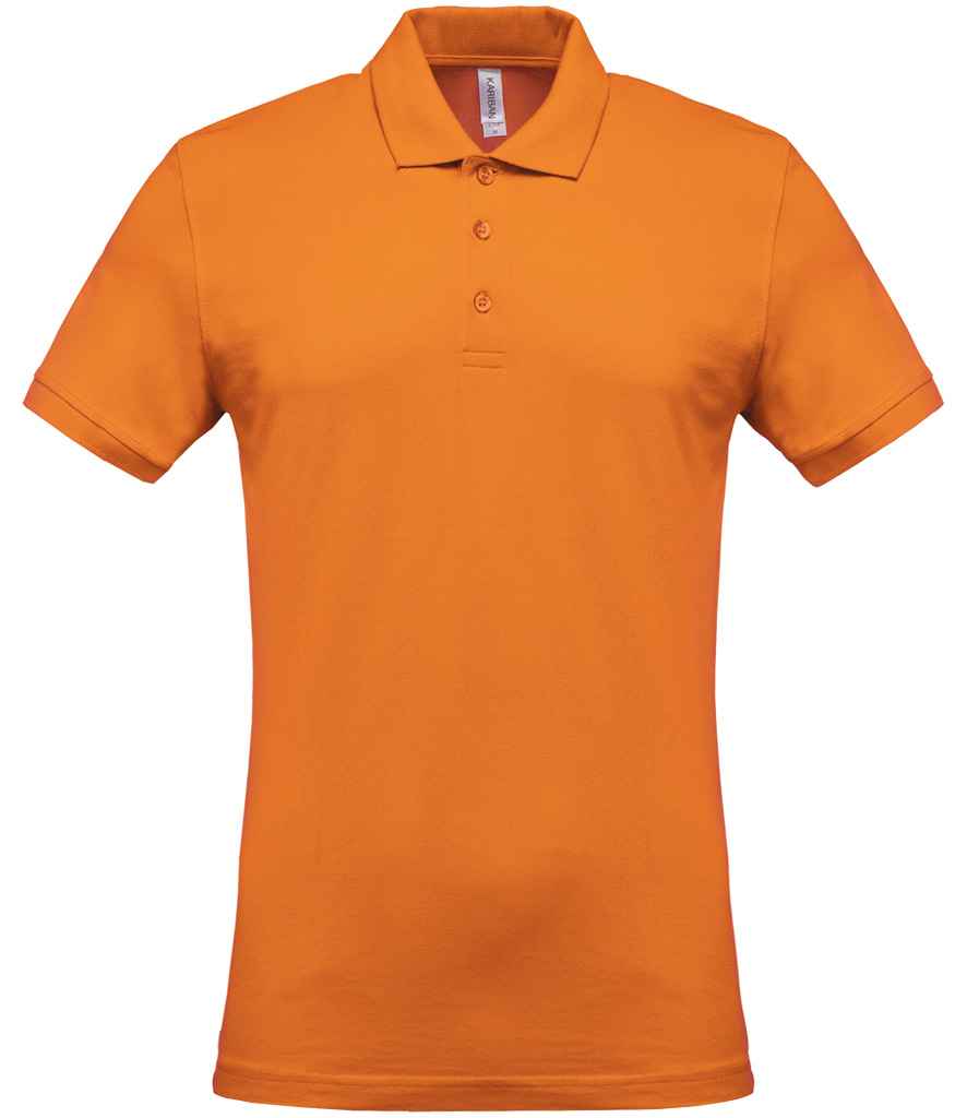 Kariban KB254 Straight fit Short Sleeve Piqu Polo Shirt 100% ringspun combed cotton Light color - COOZO